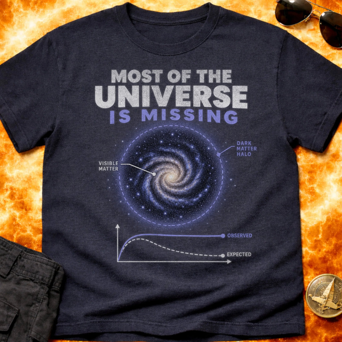 Dark Matter Universe Missing T-Shirt product image 3