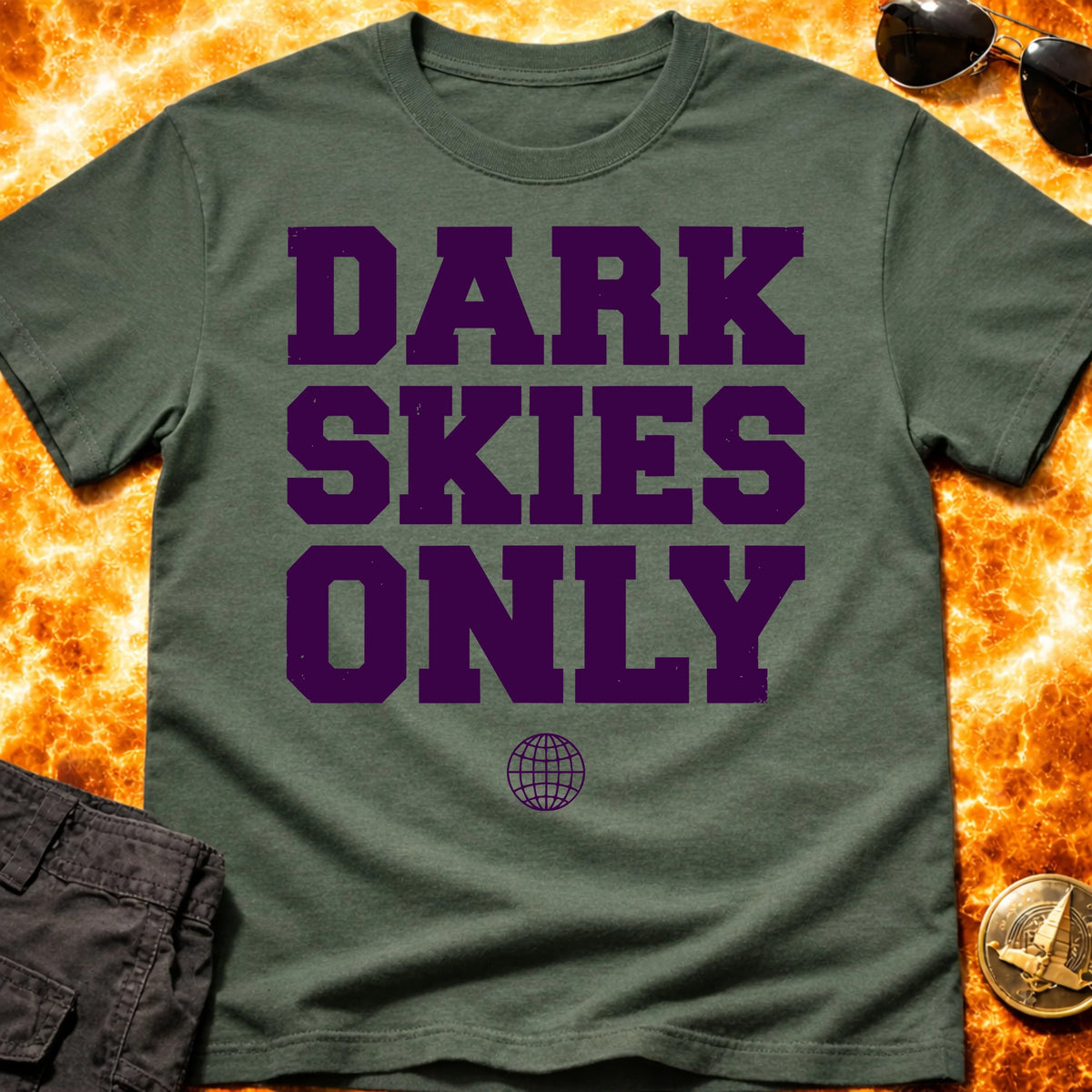 Dark Skies Only T-Shirt product image 4