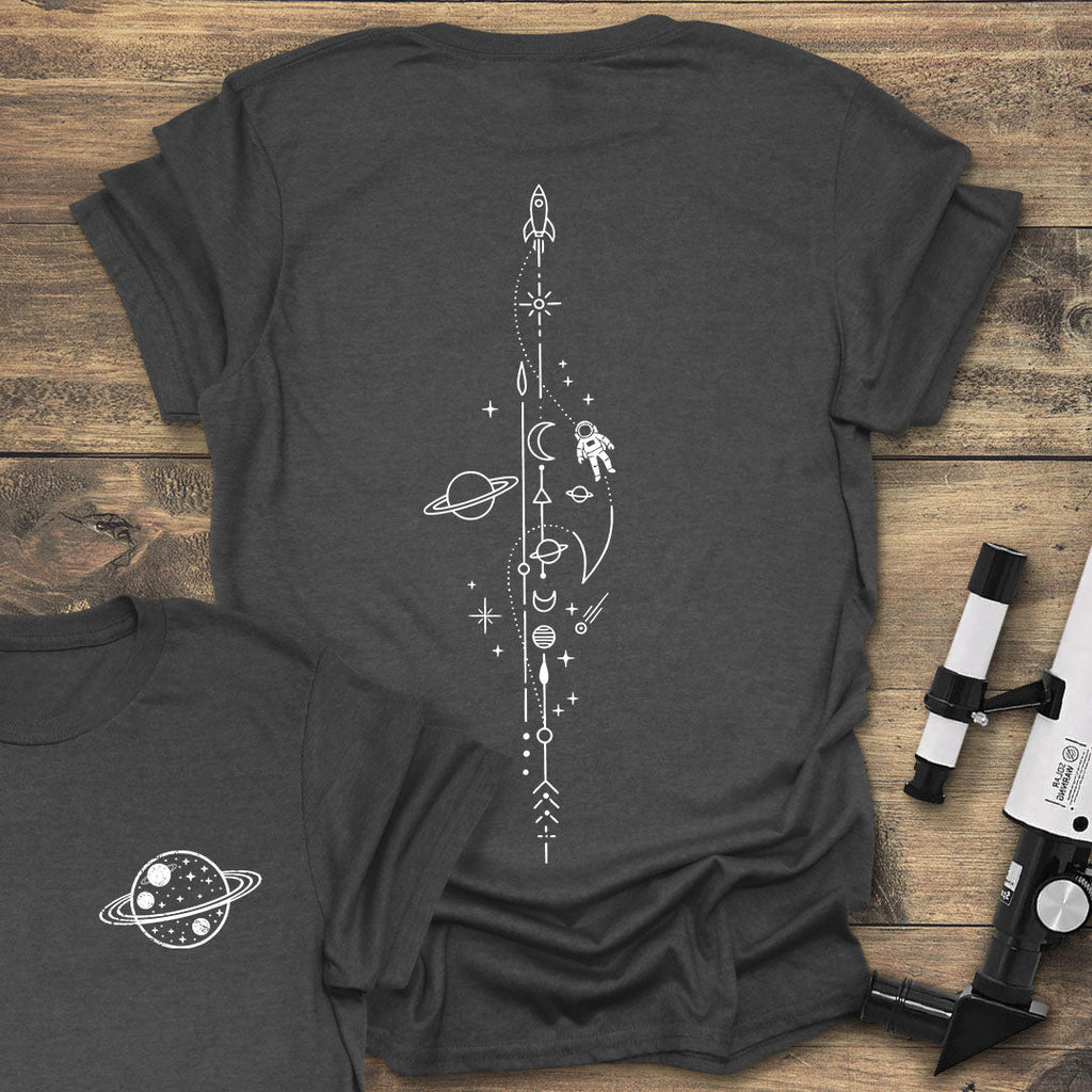 Rocket & Astronaut Back Print product image 4