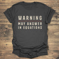 Warning May Answer in Equations product image 1
