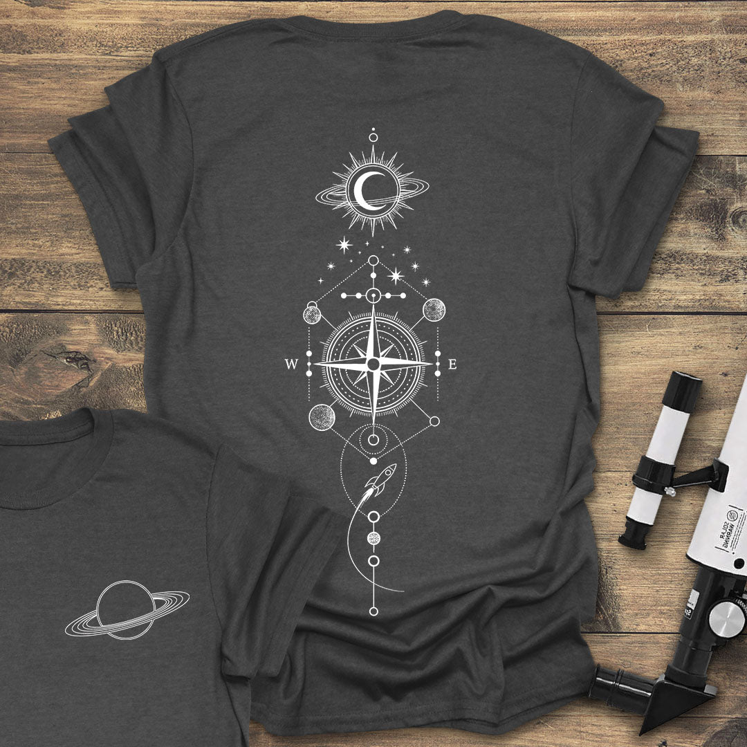 Cosmic Compass Back Print product image 3