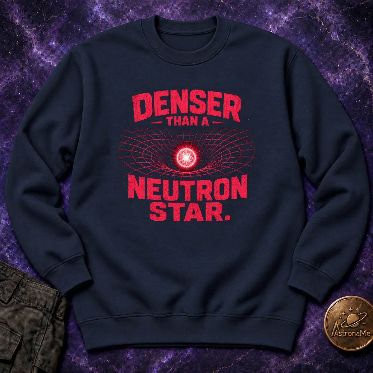 Denser Than a Neutron Star Crewneck Sweatshirt product image 3