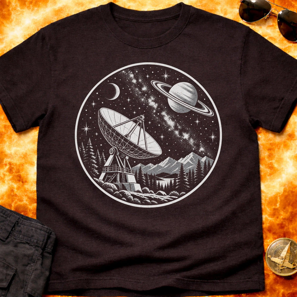 Dish Galaxy T-Shirt product image 4