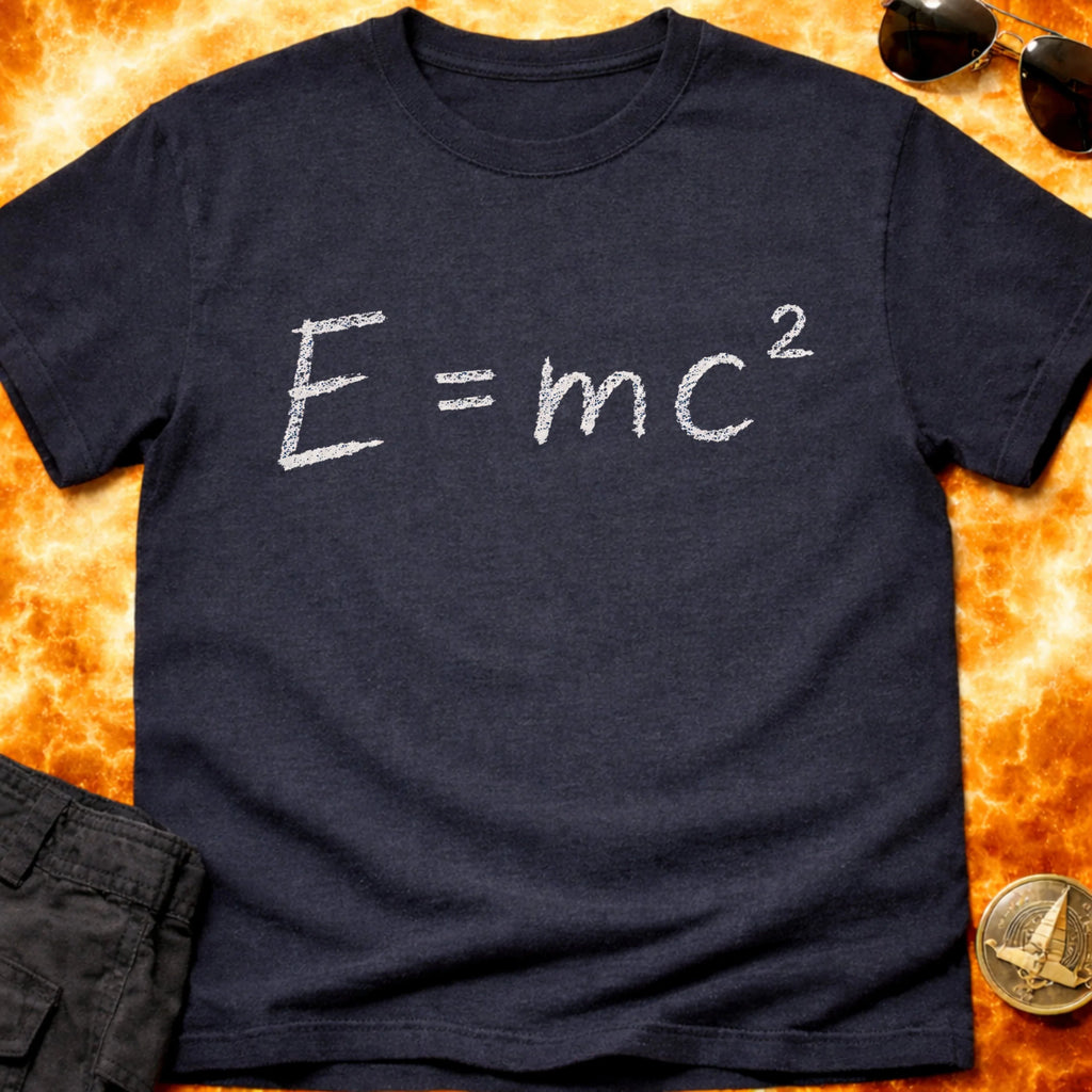E=Mc2 Chalkboard T- Shirt product image 5