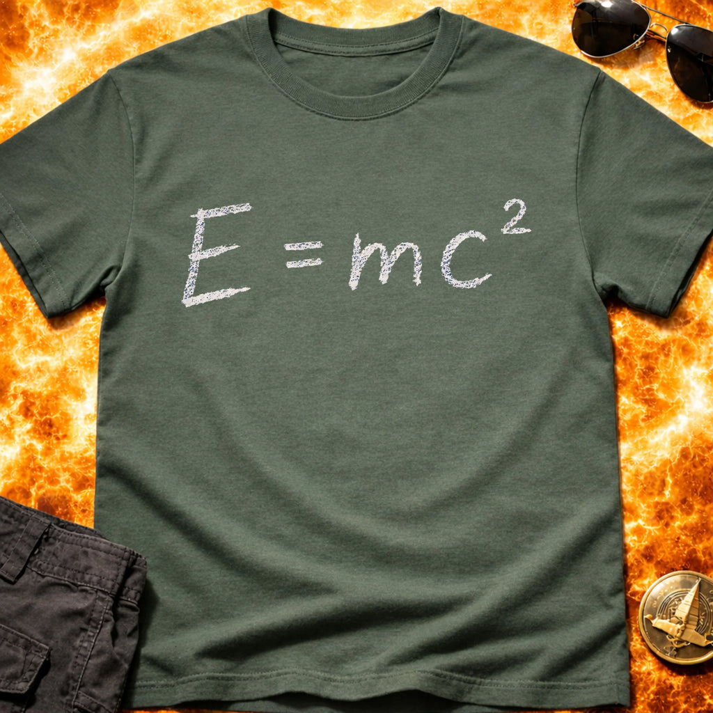 E=Mc2 Chalkboard T- Shirt product image 4