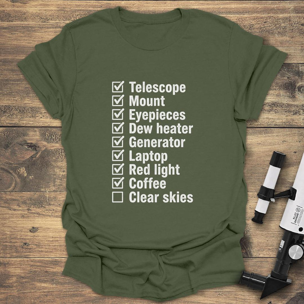 Funny Astronomy Checklist product image 1