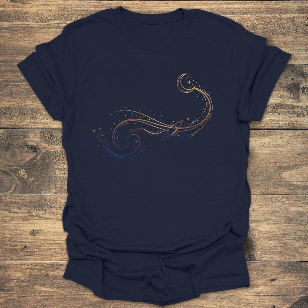 Stellar Ribbon Celestial Spiral and Moon Path product image 3