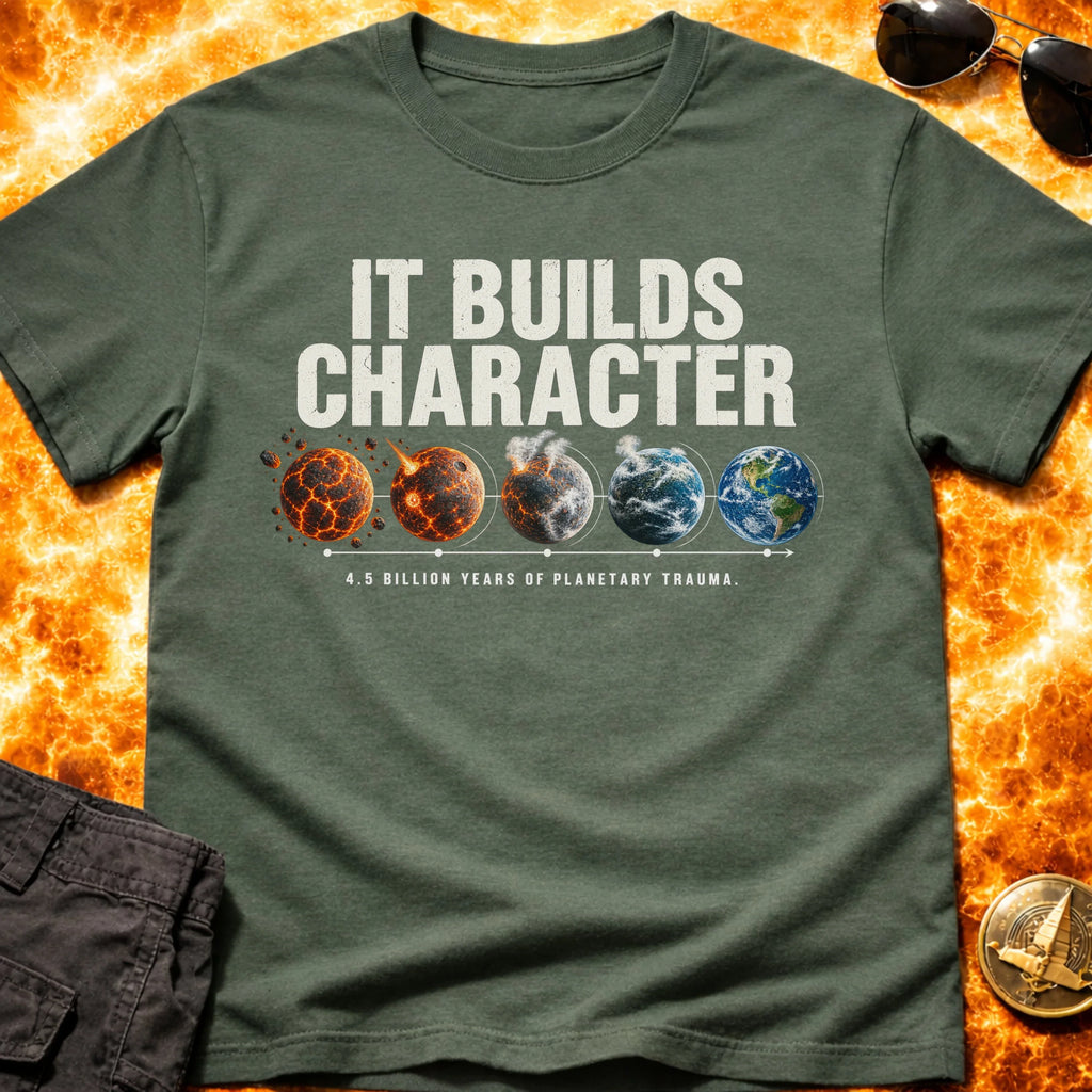 Earth Builds Character T-Shirt product image 5