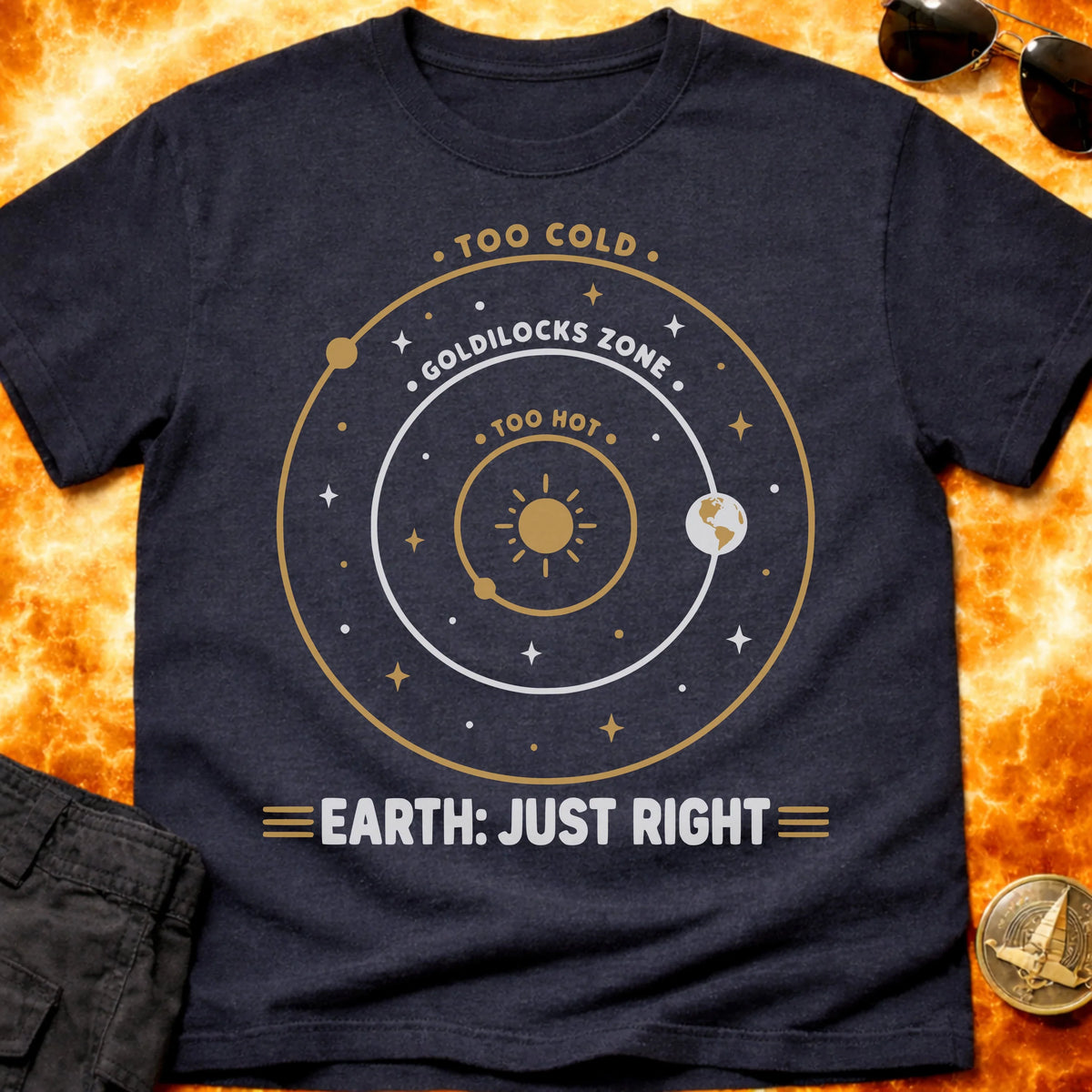 Earth Just Right T-Shirt product image 6