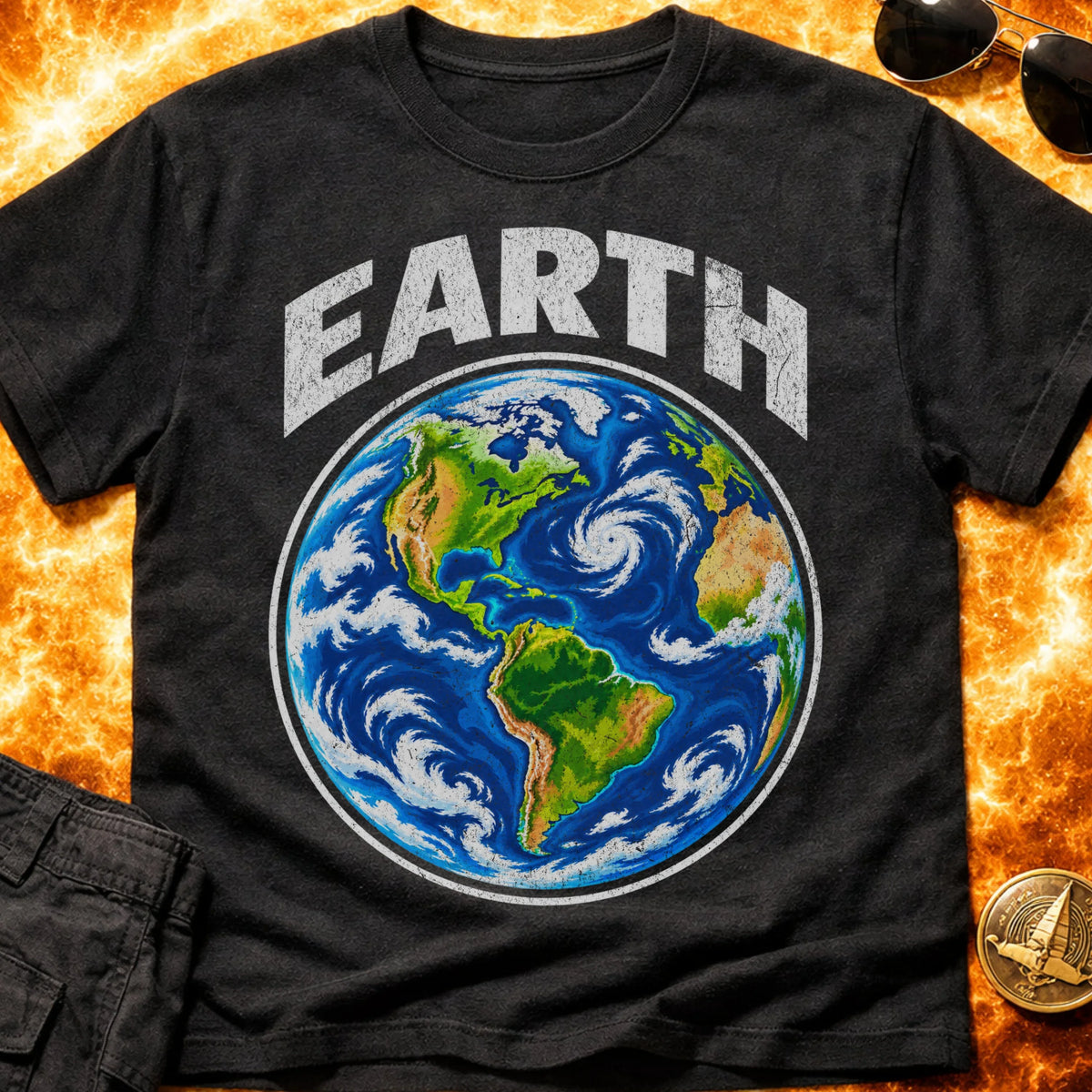 Earth Large T-Shirt product image 3