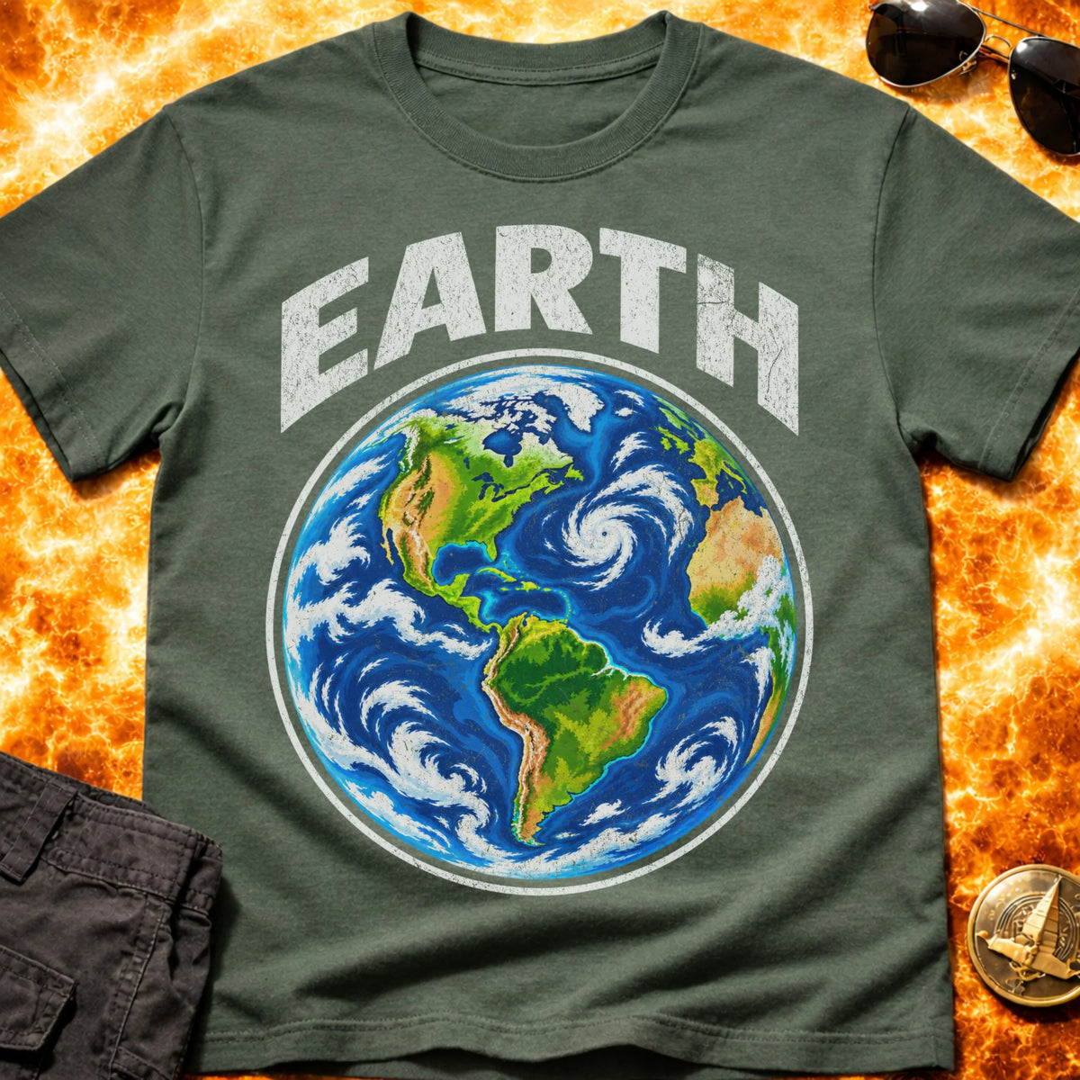 Earth Large T-Shirt product image 2