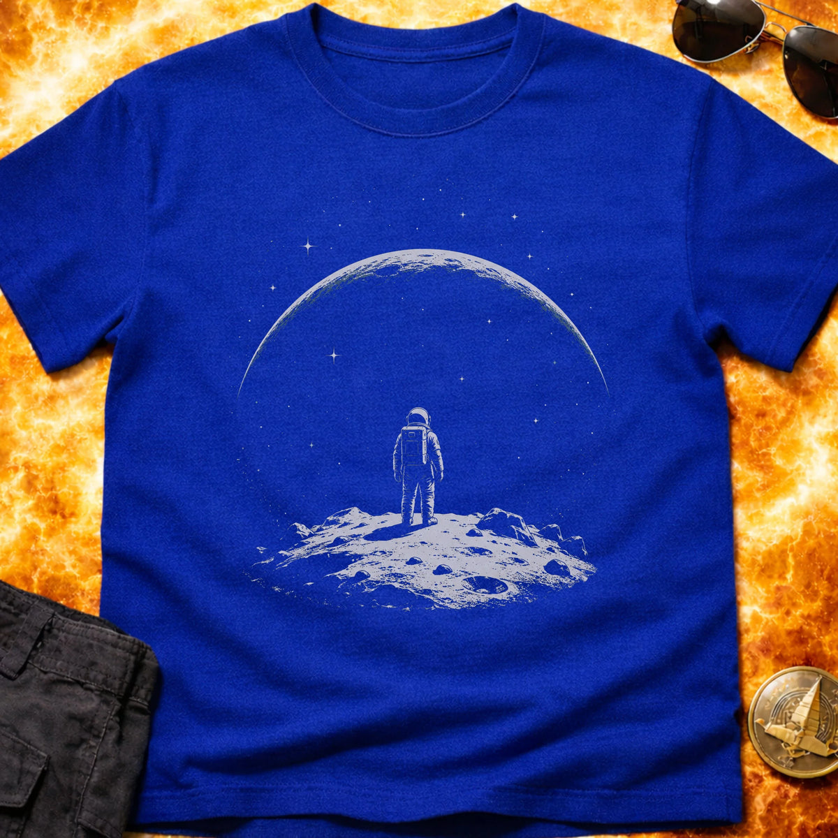 Earth Rise Astronaut T-Shirt product image 3