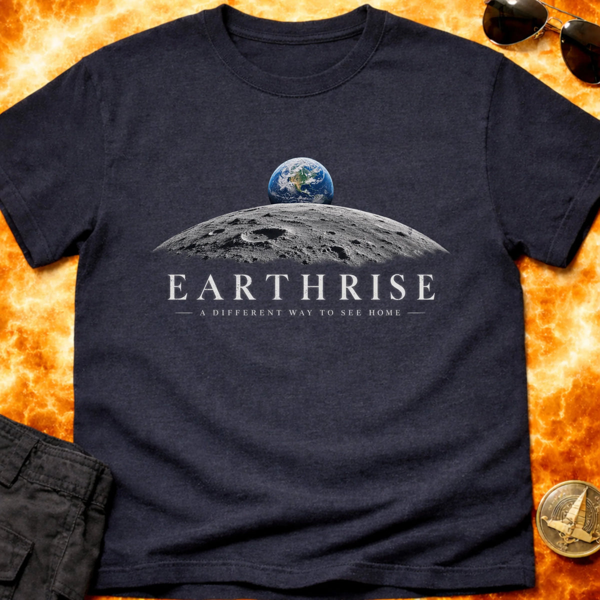 EarthRise Different View T-Shirt product image 6