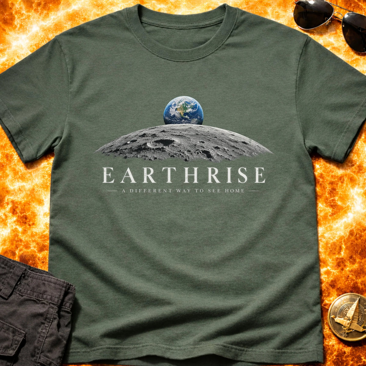 EarthRise Different View T-Shirt product image 5