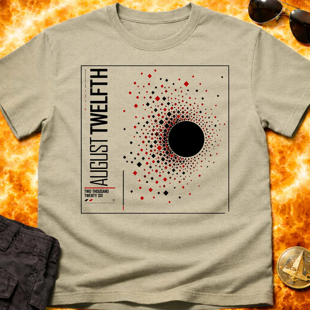 Eclipse 2026 August Twelfth T-Shirt product image 5