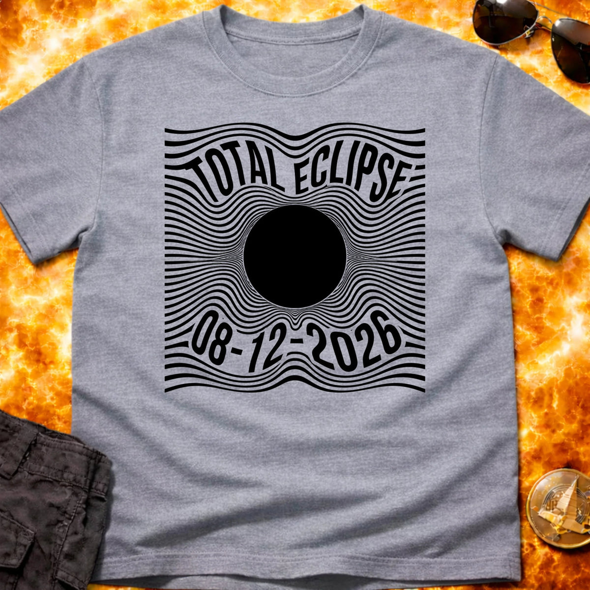 Eclipse 2026 Illusion T-Shirt product image 3