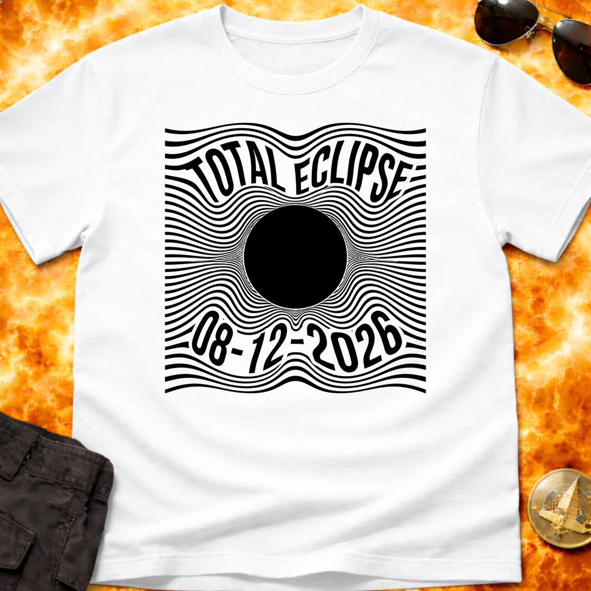 Eclipse 2026 Illusion T-Shirt product image 1