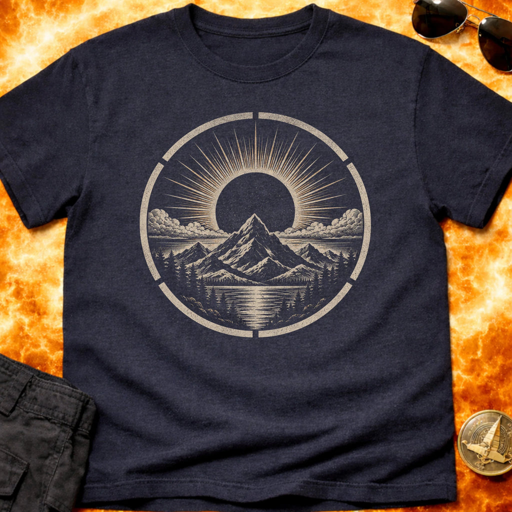 Eclipse Over Mountain T-Shirt product image 4