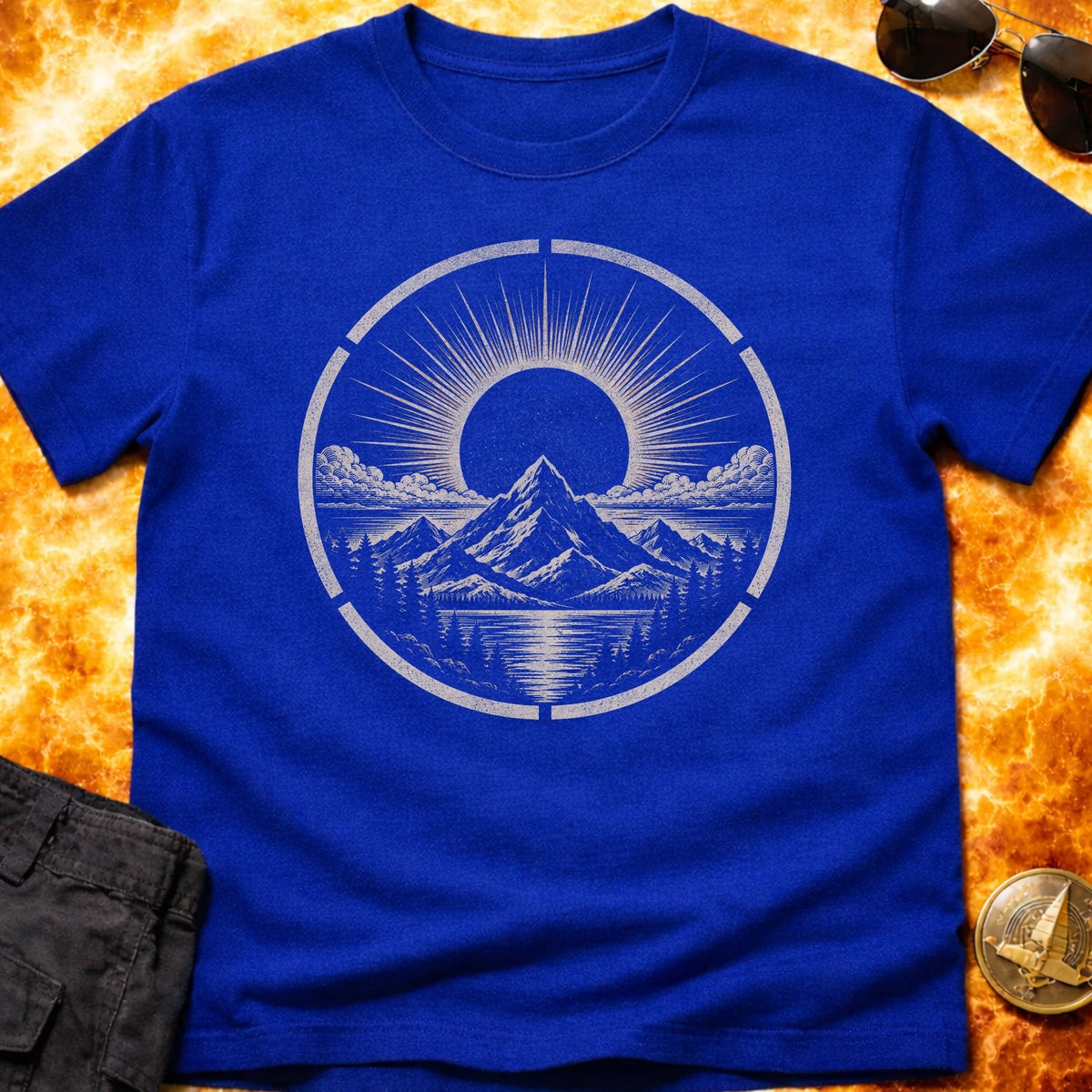 Eclipse Over Mountain T-Shirt product image 5