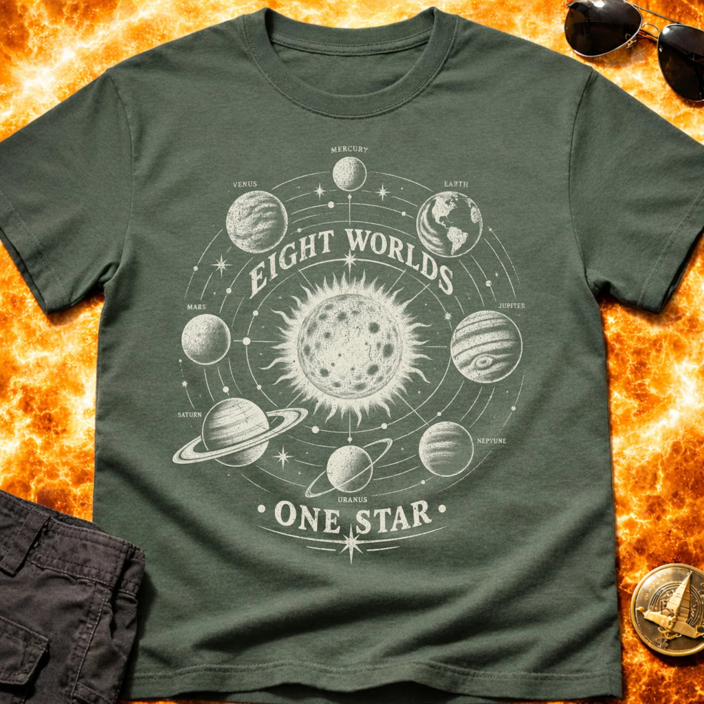 Eight Worlds One Star T-Shirt product image 6
