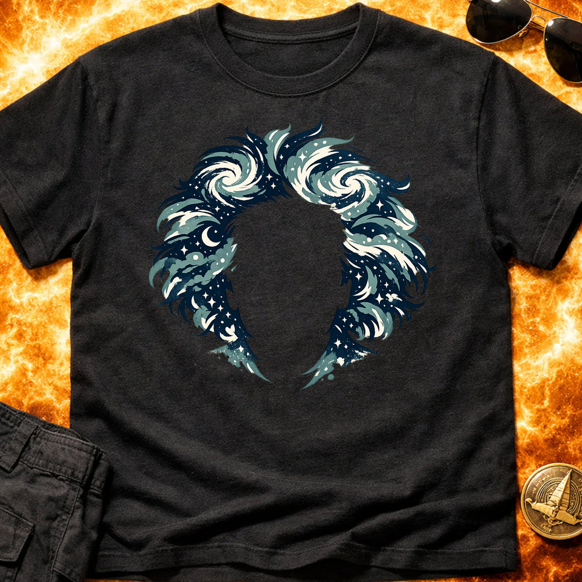 Einstein Galaxy Hair T-Shirt product image 1