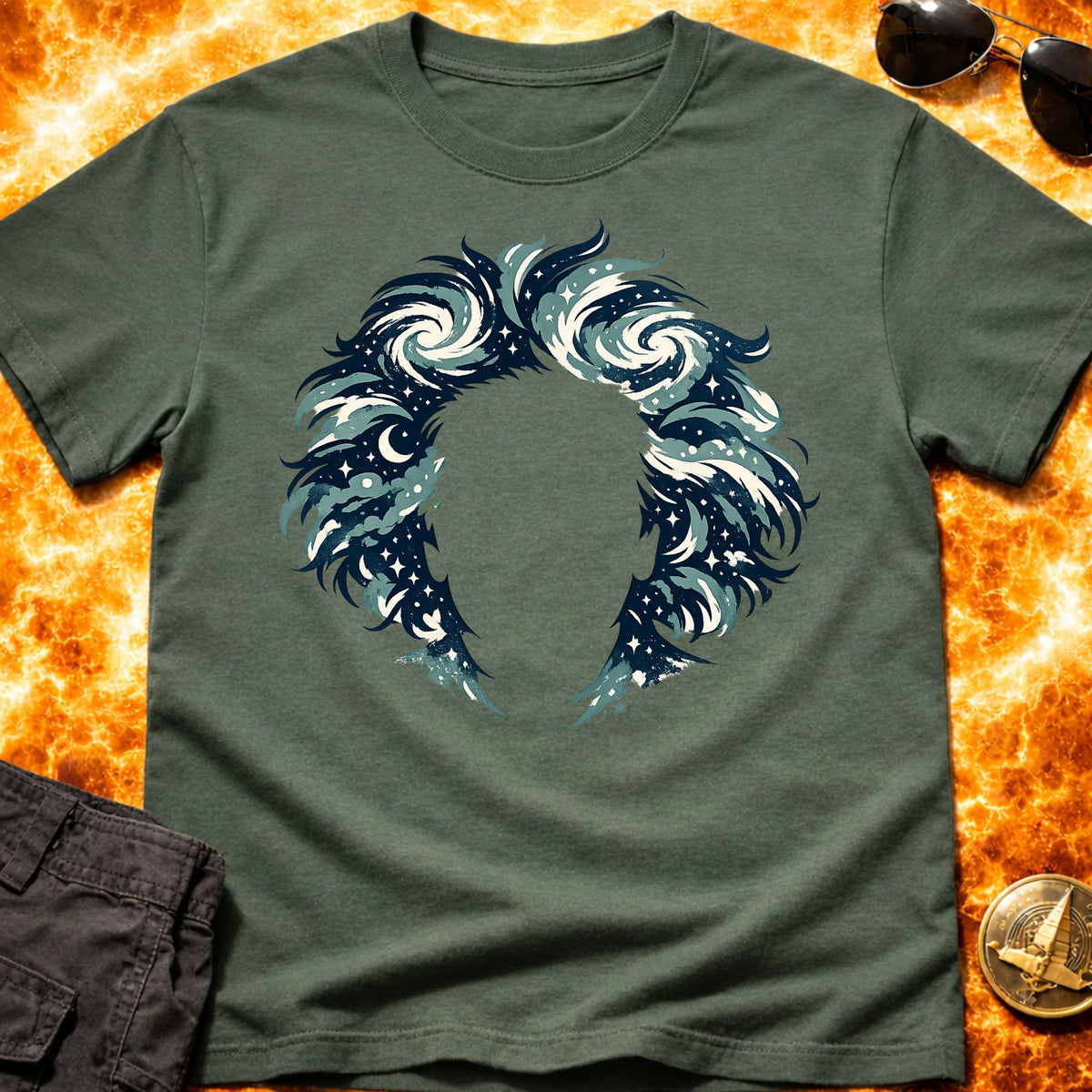 Einstein Galaxy Hair T-Shirt product image 3