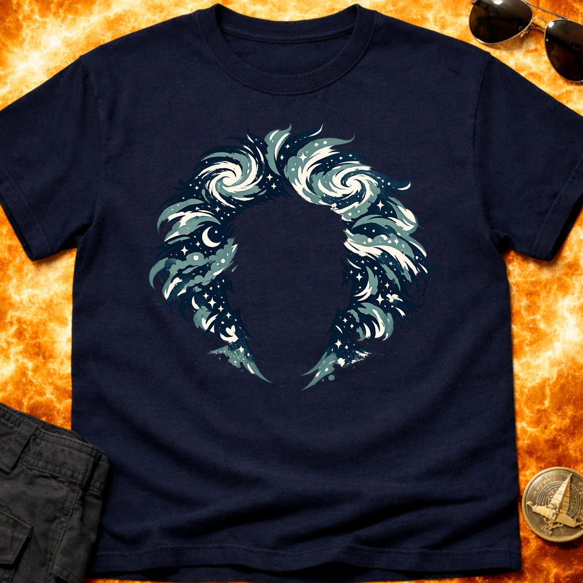 Einstein Galaxy Hair T-Shirt product image 2