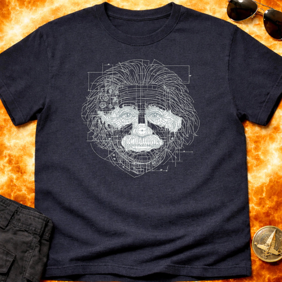 Einstein Schematic T-Shirt product image 4