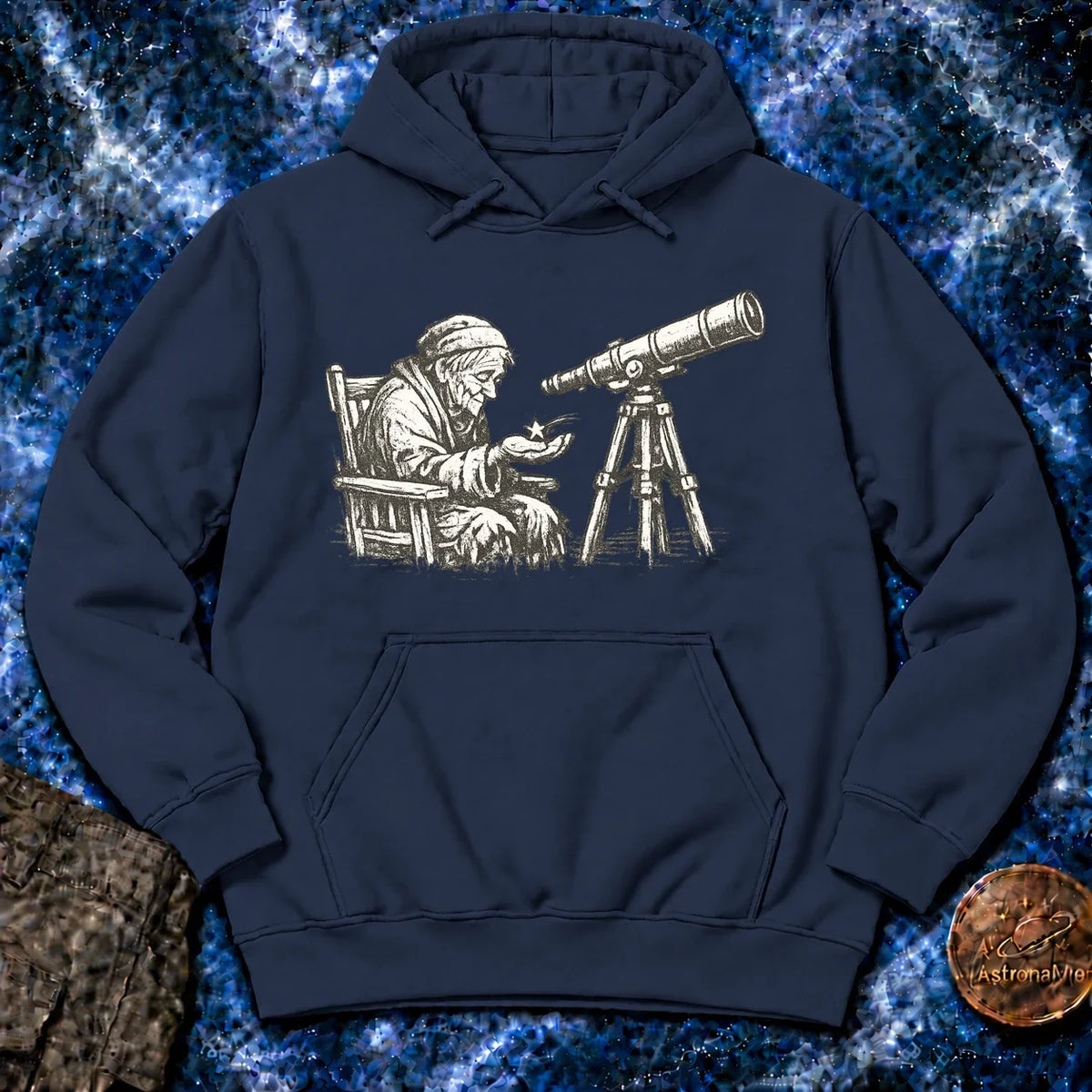 Elderly Stargazer Hoodie product image 4