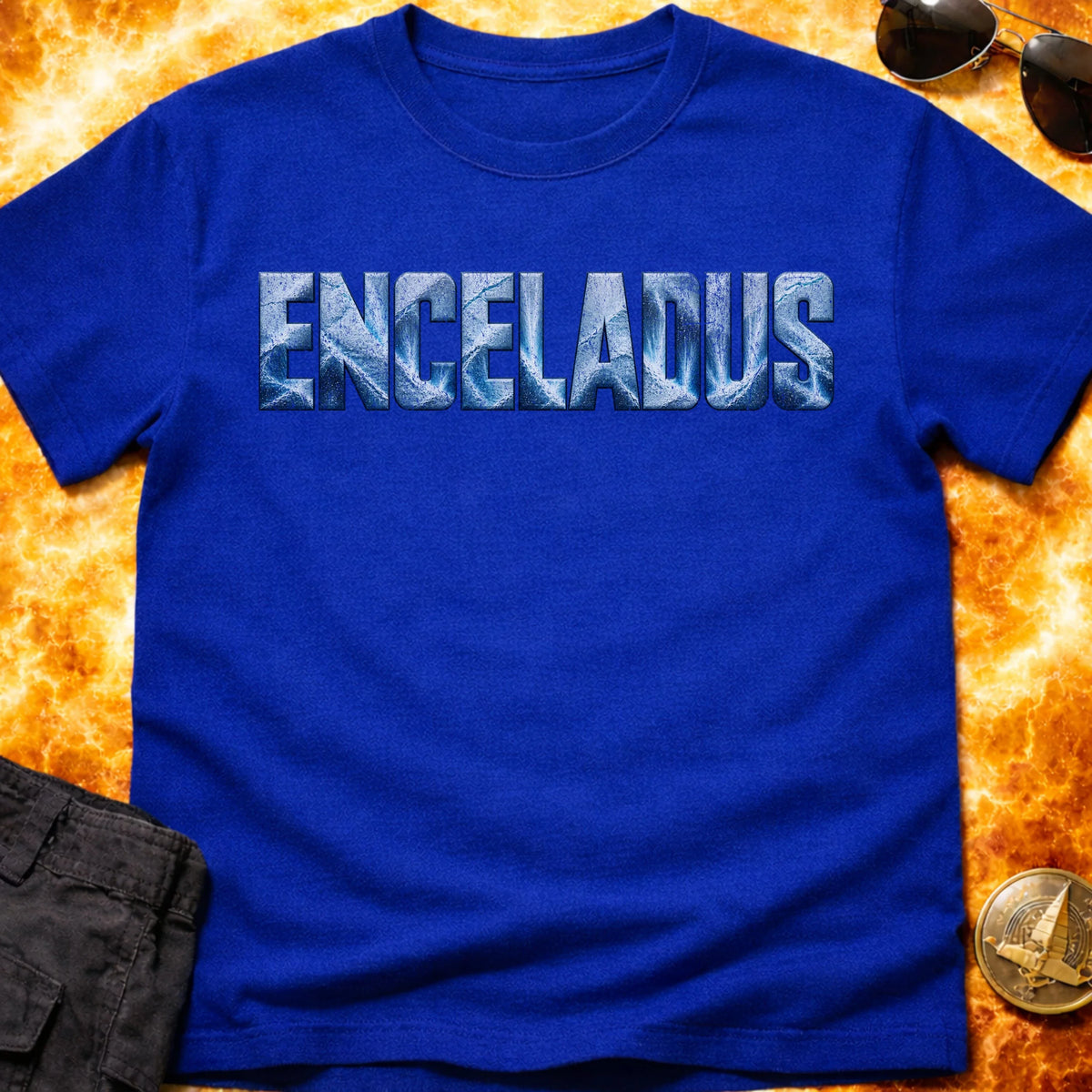 Enceladus Text T-Shirt product image 5
