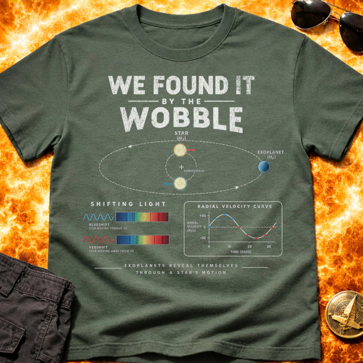 Exoplanets Wobble T-Shirt product image 5