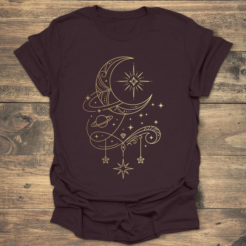 Ornate Gold Crescent Moon product image 3