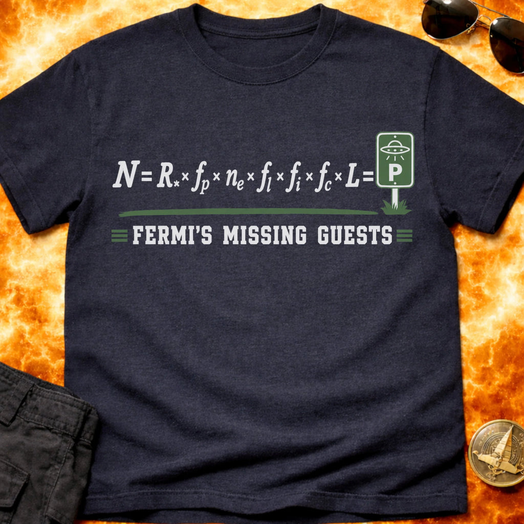 Fermi's Missing Guests T-Shirt product image 2