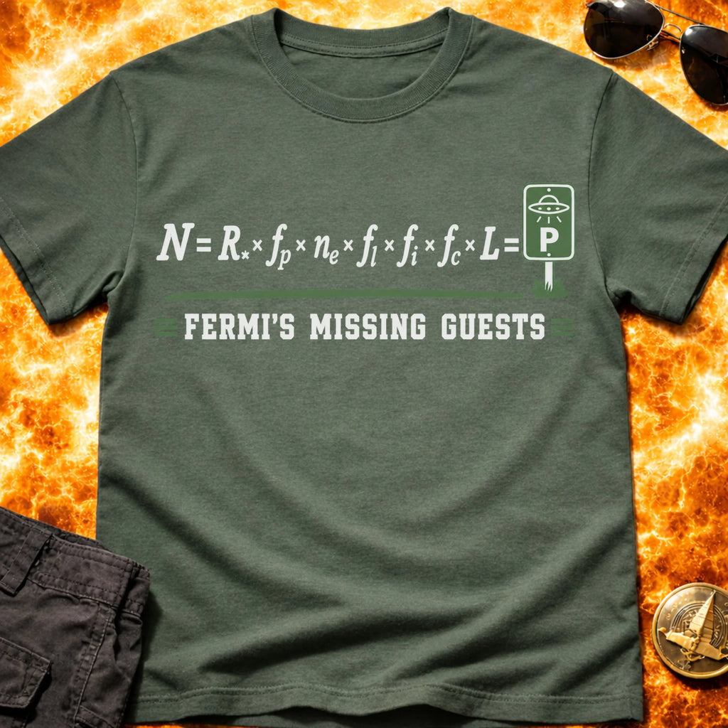 Fermi's Missing Guests T-Shirt product image 6