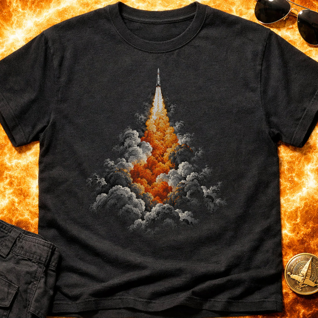 Fiery Launch T-Shirt product image 2