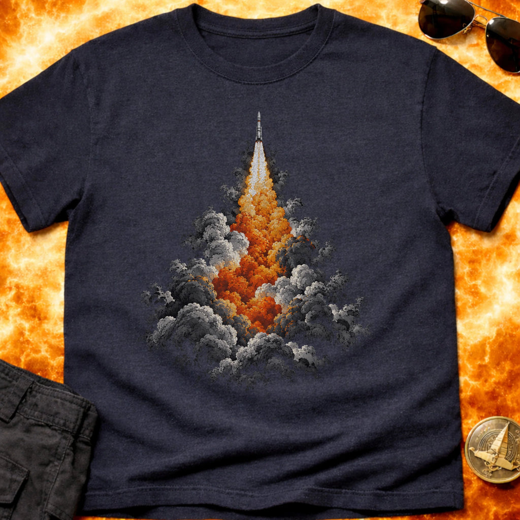 Fiery Launch T-Shirt product image 4