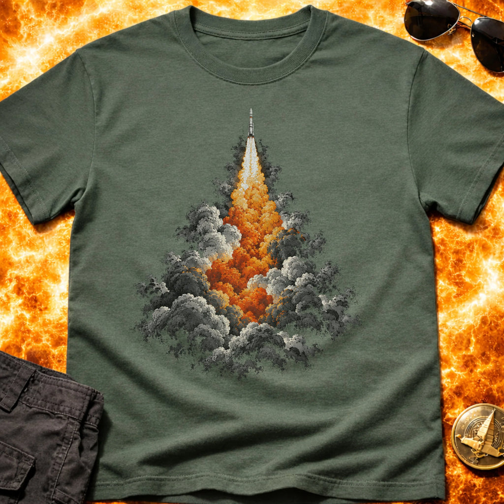 Fiery Launch T-Shirt product image 6