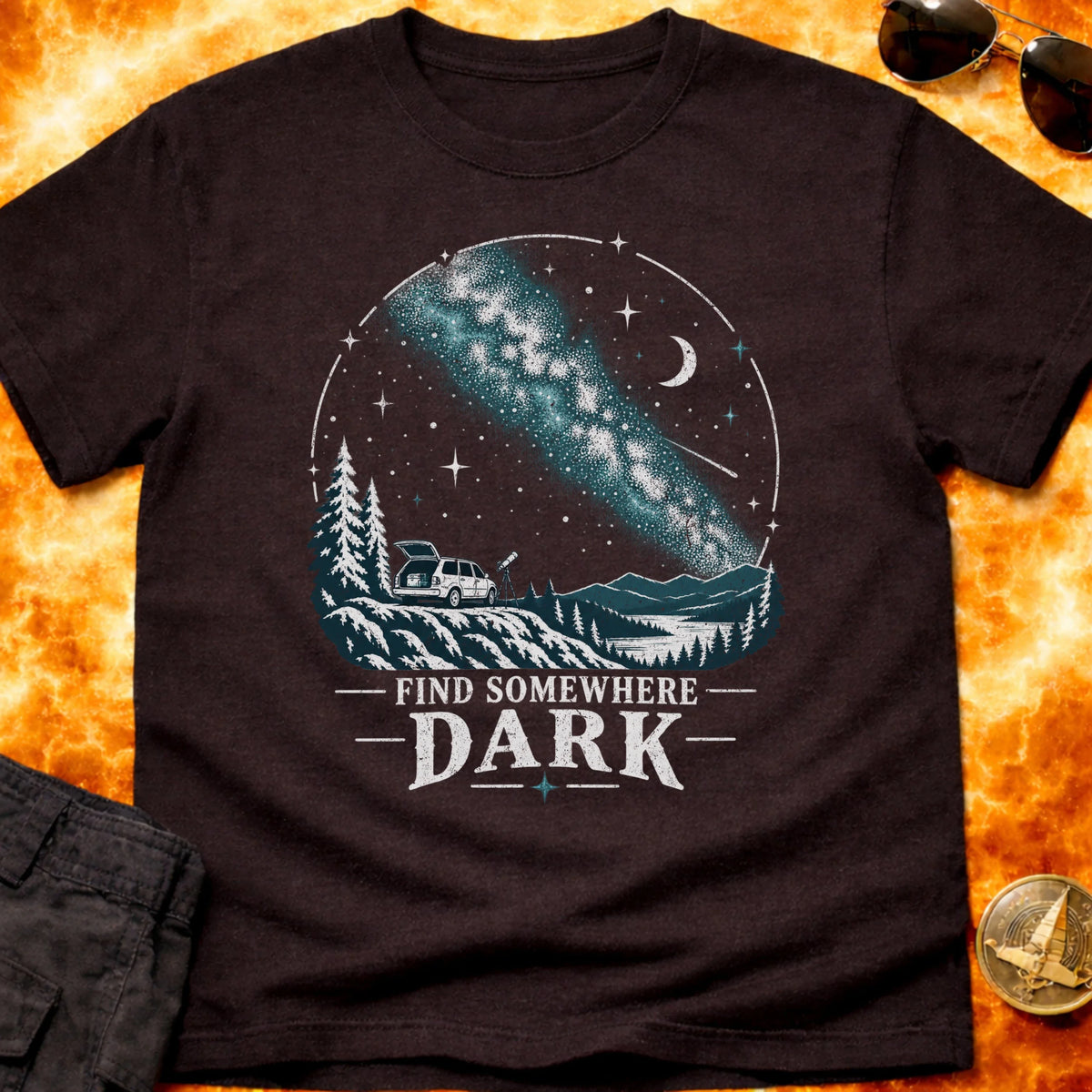 Find Somewhere Dark T-Shirt product image 3