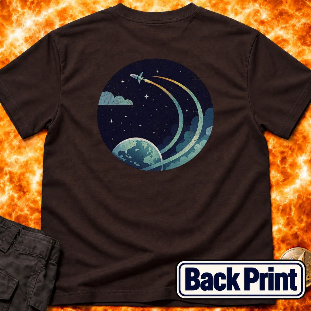 Fly By Rocket Back Print T-Shirt product image 2