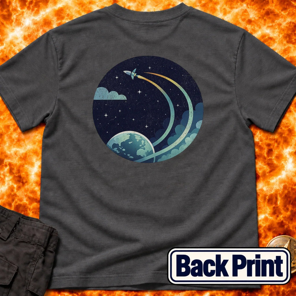 Fly By Rocket Back Print T-Shirt product image 6