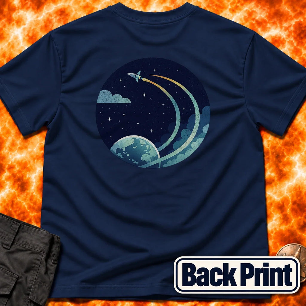 Fly By Rocket Back Print T-Shirt product image 3