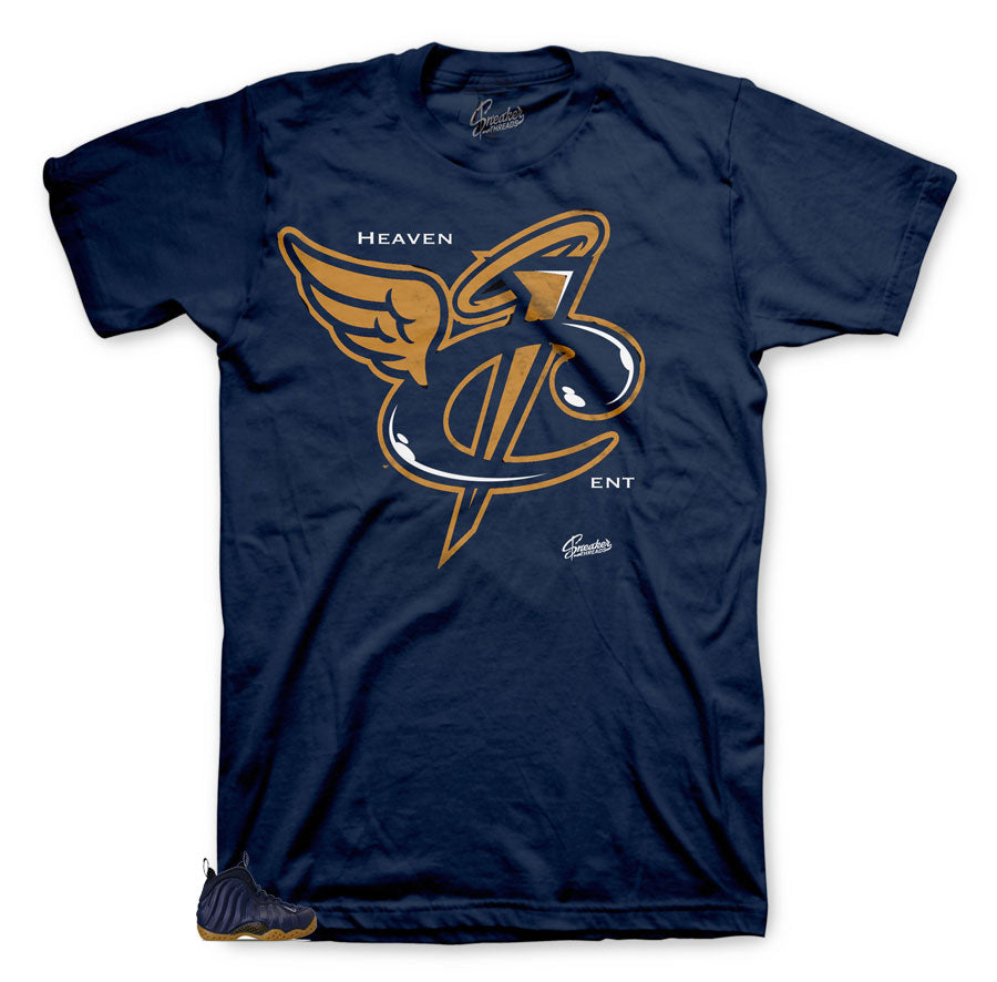 Foamposite Midnight Navy Heaven Cent Shirt
