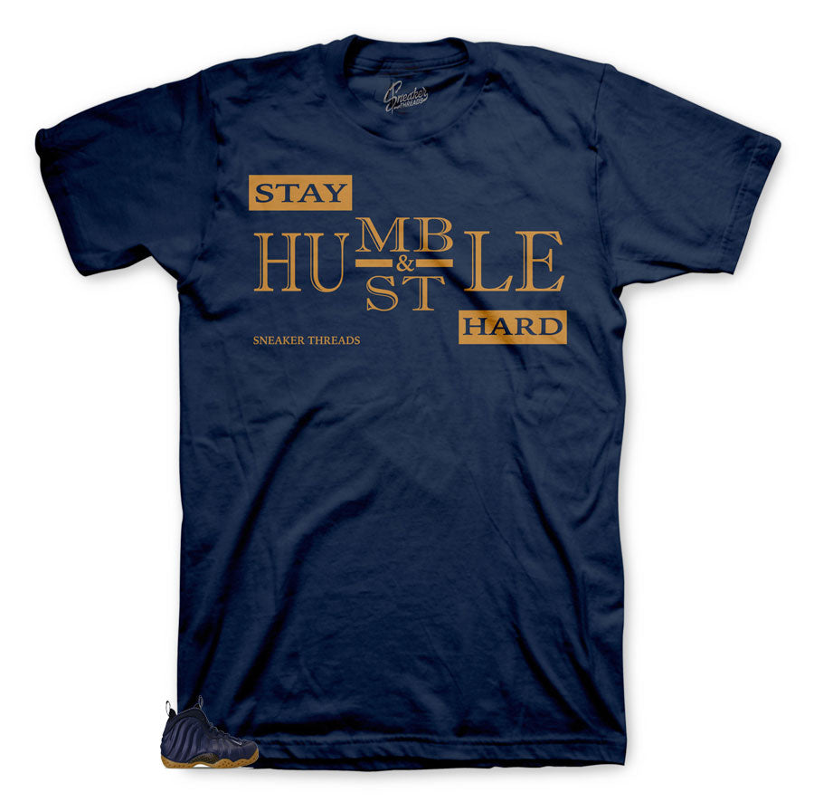 Foamposite Midnight Navy Humble Shirt