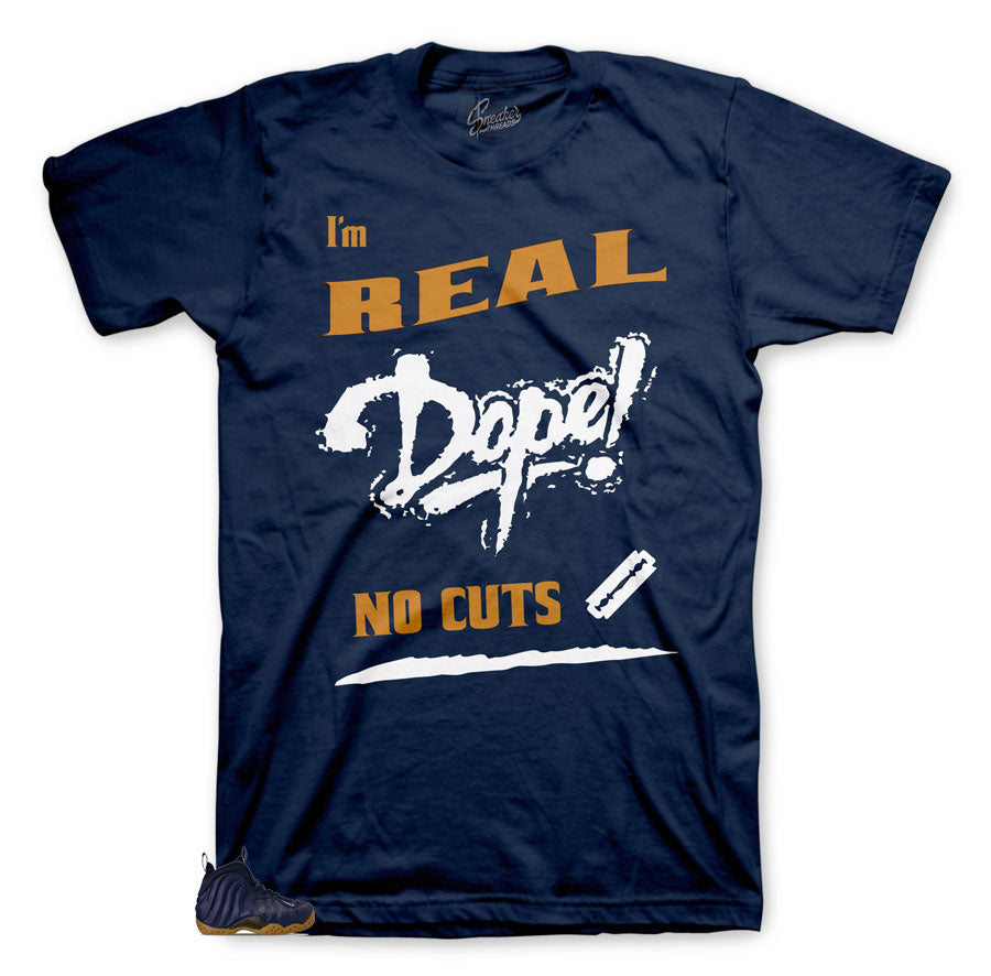 Foamposite Midnight Navy No Cuts Shirt