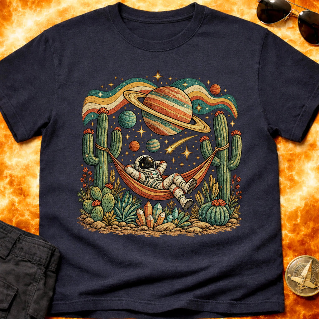 Folk Hammock Astronaut T-Shirt product image 4