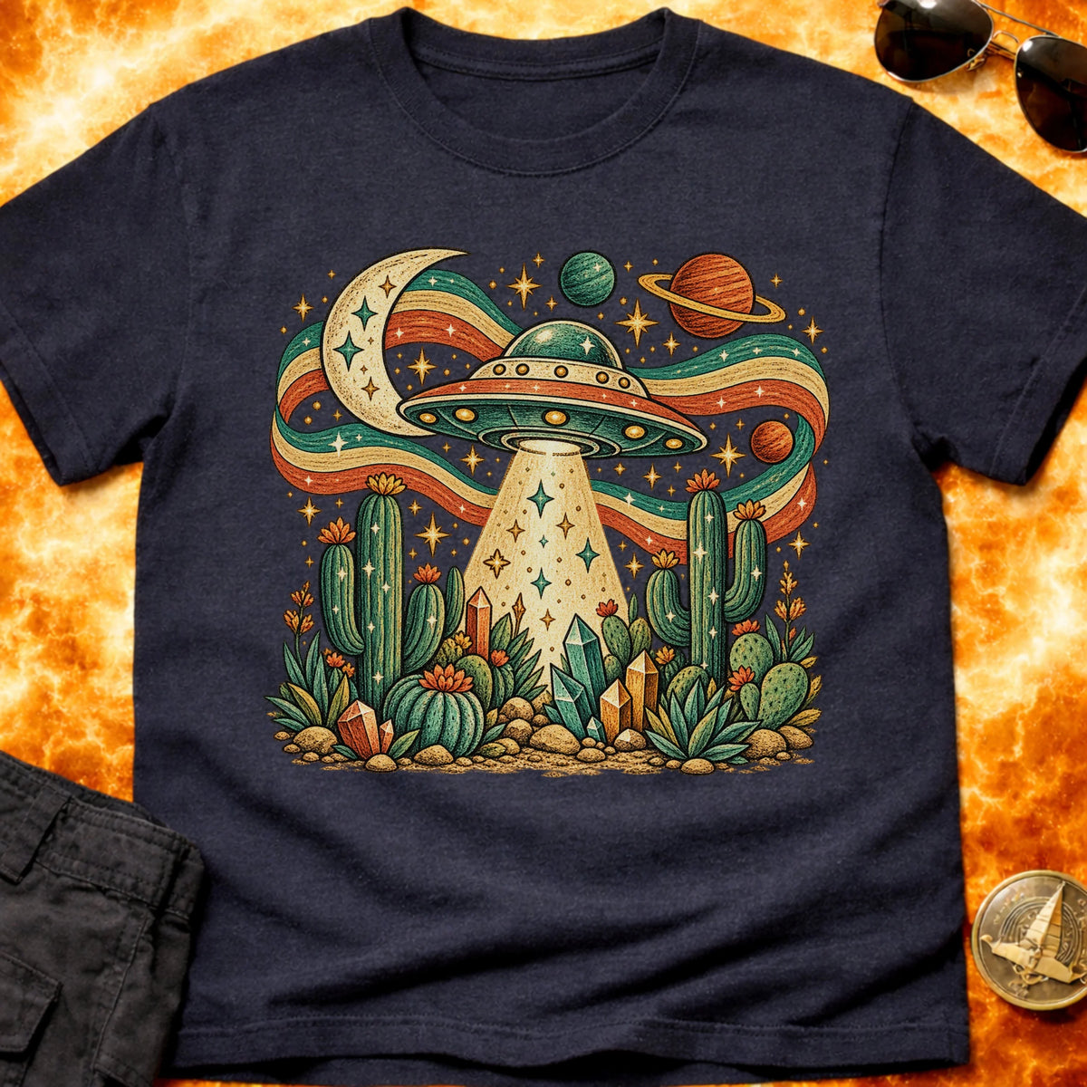 Folk UFO T-Shirt product image 4