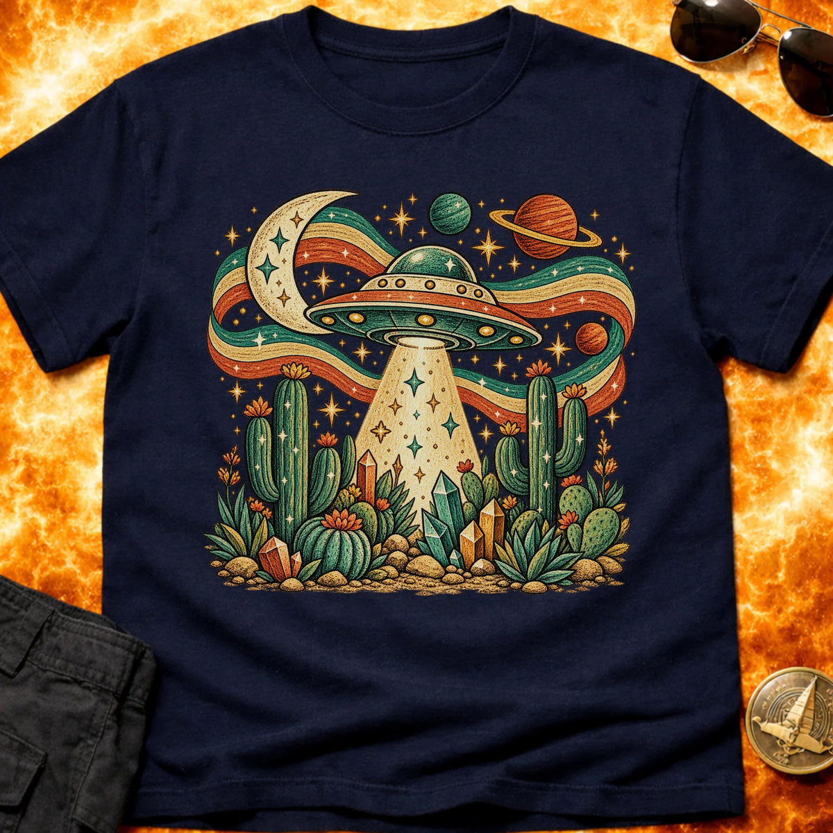 Folk UFO T-Shirt product image 6