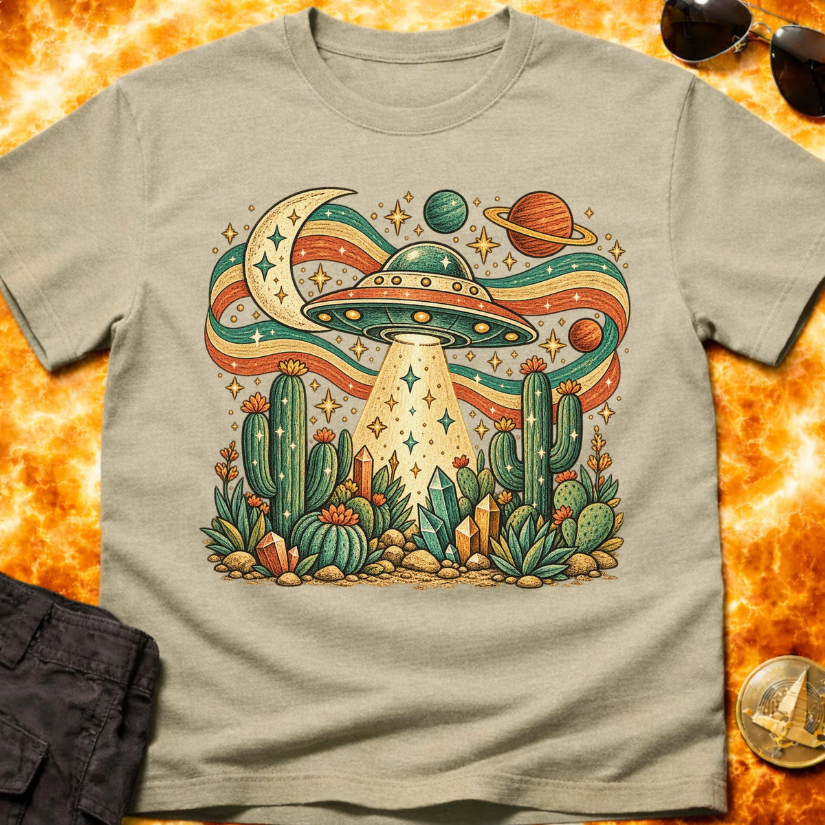 Folk UFO T-Shirt product image 2
