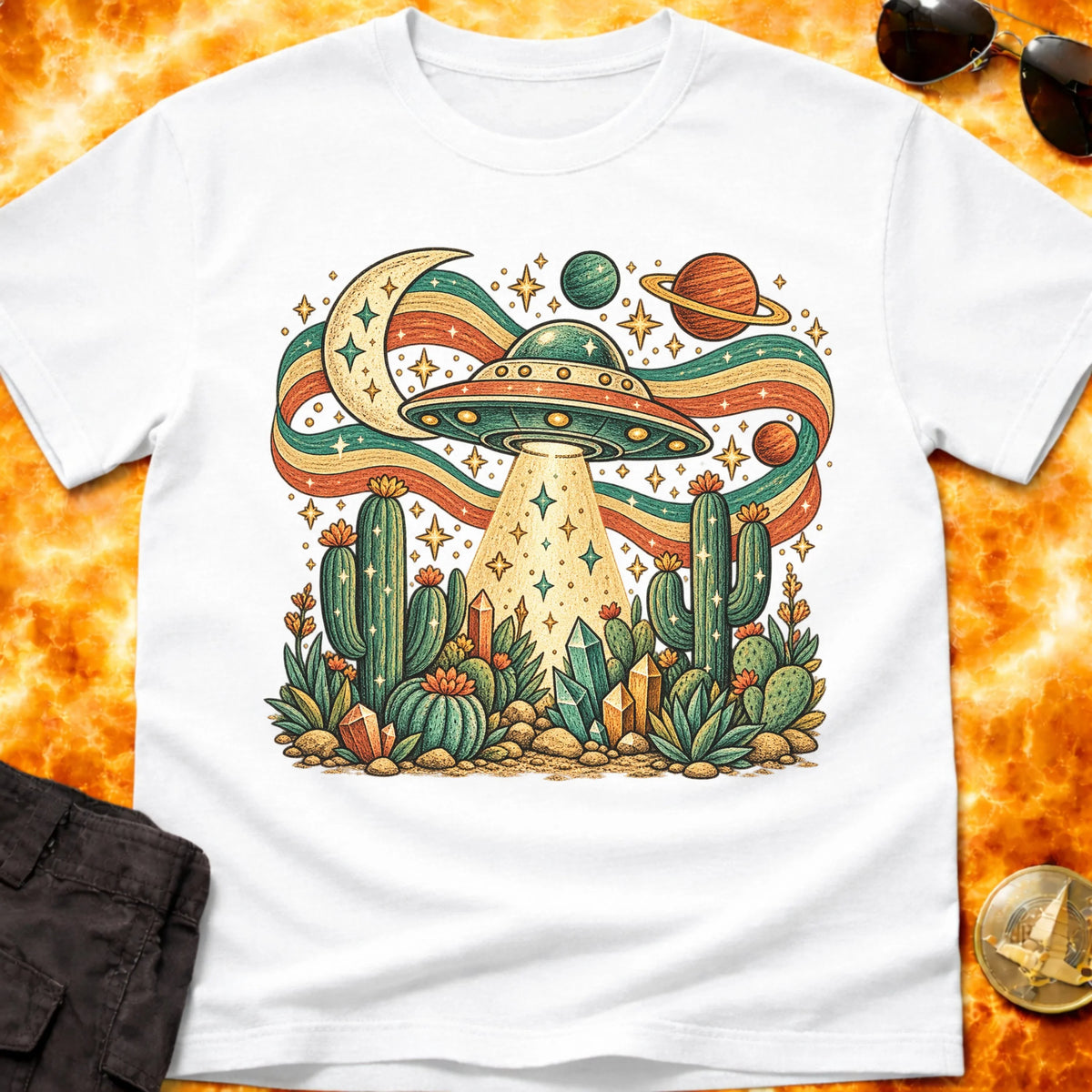 Folk UFO T-Shirt product image 7