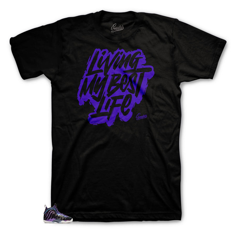 Foamposite Iridescent Living Life Shirt